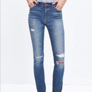 Madewell high rise skinny jean